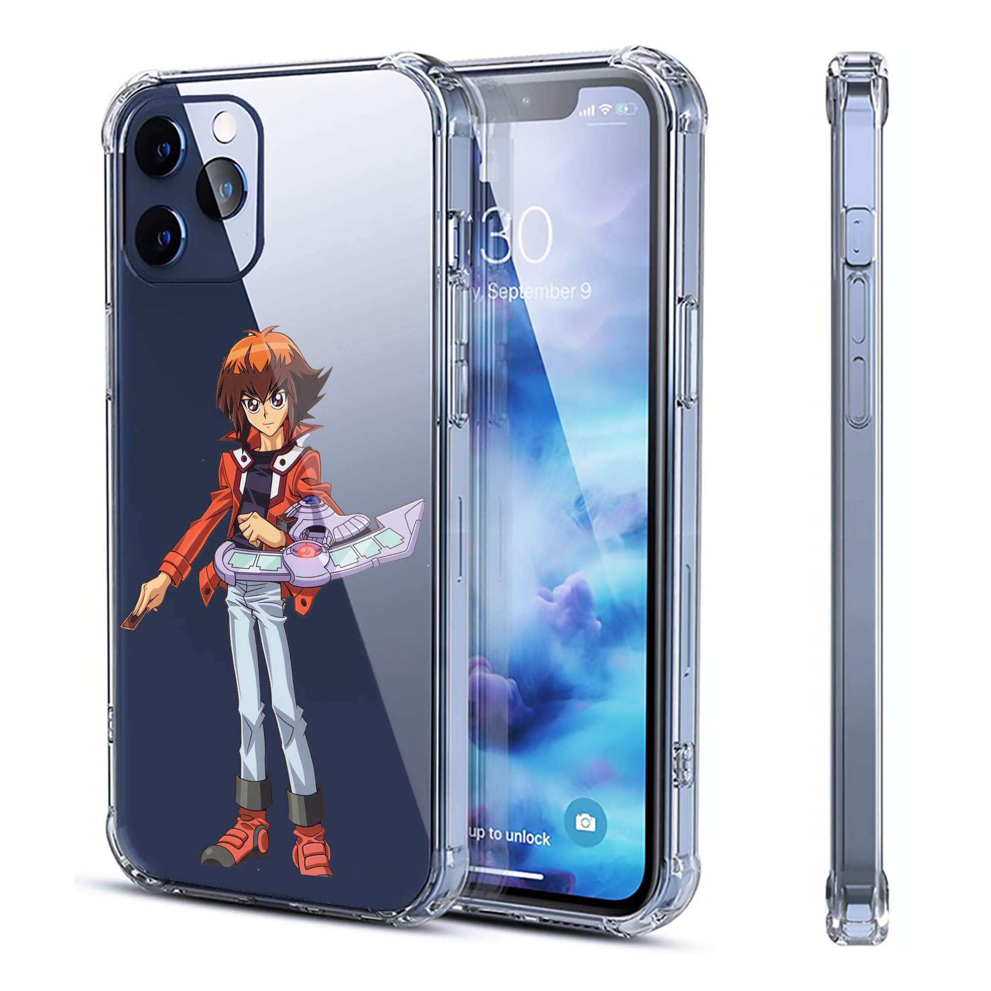 （画像用） 遊☆戯☆王 Yu-Gi-Oh! 【iPhone 12シリーズ対応】透明スマホケース（クリアソフトケース）